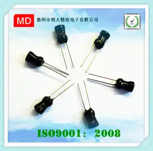 Ferrite Inductor DR3W0608 Drum Core Ferrite Coil Radial 3 Pins Inductor For Water Supply Instrument