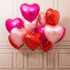 Globo Rojo en Forma de Corazón de 18 Pulgadas, Globos de Papel de Aluminio en Forma de Corazón Rojo para Bodas, Compromisos, Dí<span class=keywords><strong>a</strong></span> de San Valentín - Product Image 2