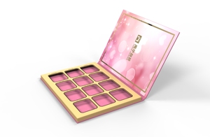 Logo personalizzato private label <span class=keywords><strong>make</strong></span> <span class=keywords><strong>up</strong></span> eyeshadow palette scatola di imballaggio - Product Image 4
