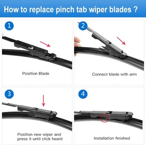 Spazzole <span class=keywords><strong>Tergicristallo</strong></span> Anteriori per Auto <span class=keywords><strong>Citroen</strong></span> <span class=keywords><strong>C1</strong></span> 2014 - 2017 - Product Image 3