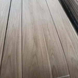 Lapisan Walnut hitam Amerika tingkat wajah kayu dekoratif ketebalan 0.5mm 1.2mm 2.0mm