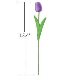 Mini Tulipani Artificiali in PU, Composizione Floreale con Elegante Decorazione per Matrimoni, Feste, Casa e Ufficio - Product Image 2