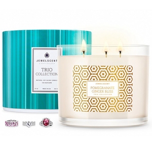 Elegant Jewelry <strong>Secret</strong> and Highly Scented Soy <strong>Candles</strong> in Glass <strong>Candle</strong> Holder - Product Image 1
