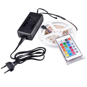 24V SMD 5050 Color que cambia RGB llevó la tira con el regulador alejado de RGBW - Product Image 4