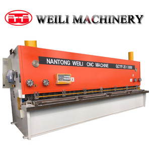 Nhà Máy Sản Xuất Qc11y/K-16x4000 Tấm Kim Loại Tốt Thủy Lực Cnc Guillotine Cắt Chức Năng Máy - Product Image 3