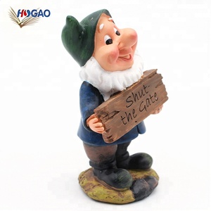 Mignon OEM pas cher drôle <span class=keywords><strong>de</strong></span> fermeture <span class=keywords><strong>de</strong></span> la porte signe <span class=keywords><strong>de</strong></span> résine gnomes statues <span class=keywords><strong>jardin</strong></span> nains pour pelouse <span class=keywords><strong>jardin</strong></span> décor - Product Image 3