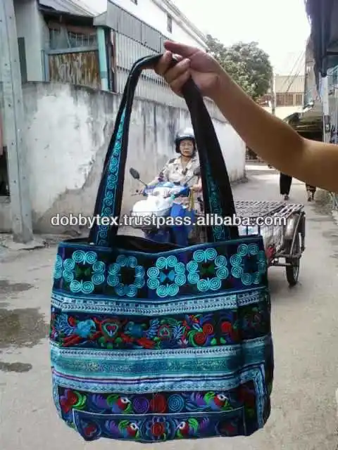 Thai ethnic embroidery bag