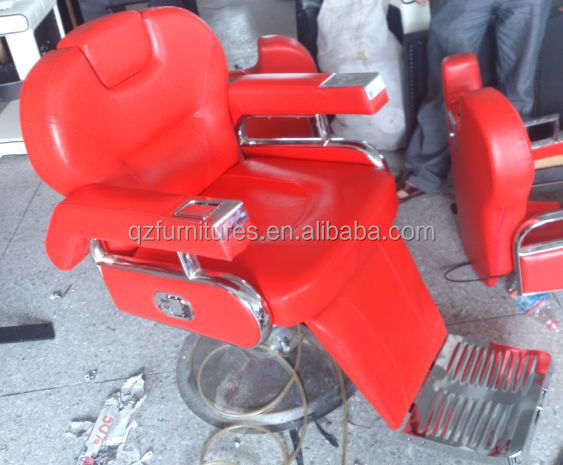 男性用赤色理容椅子/売れ筋スタイリングサロンチェア QZ-M8060