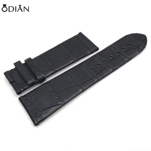 Weiobdienne — <span class=keywords><strong>bracelet</strong></span> de <span class=keywords><strong>montre</strong></span> en <span class=keywords><strong>cuir</strong></span> lézard, haute <span class=keywords><strong>qualité</strong></span>, matière crocodile - Product Image 4