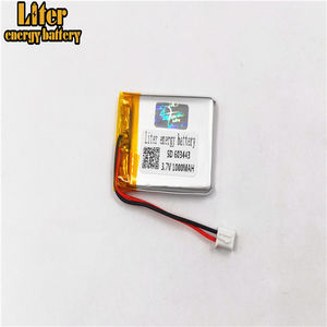 Plug <span class=keywords><strong>2</strong></span>,0-<span class=keywords><strong>2</strong></span> P 603443 de 1000 mah <span class=keywords><strong>3</strong></span>,7 v recargable del lipo batería solar de la batería del li-ion de la batería de polímero de litio con PCM - Product Image 3