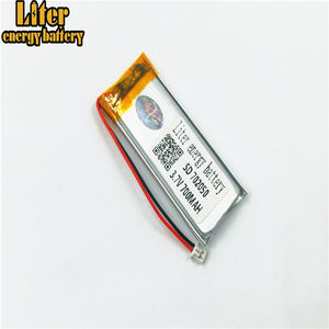 Plug 1,25-2 p 702050 700 mAh 3,7 V rechargeable LiPo battery solar Li ion polymer lithium battery with PCM - Product Image 4