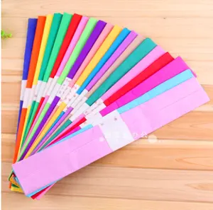 Papier d'emballage de soie coloré, 5 rouleaux de papiers de couleur à prix bas