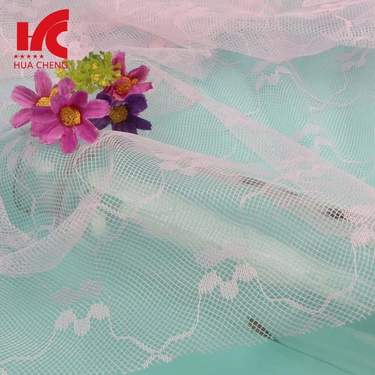 100 Polyester Jacquard Breathable Mosquito Raschel Net Fabric