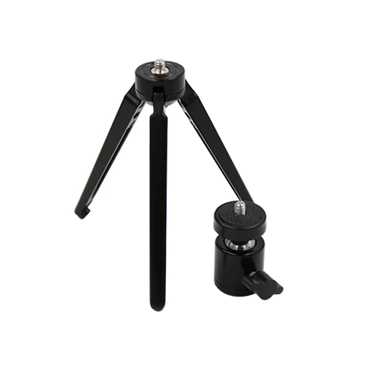 OEM Die Casting Mini Portable Aluminium Tripod Kamera Peralatan Fotografi/Kamera Gunung