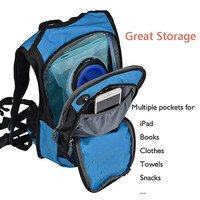 Sac à dos d'hydratation pour randonnée, sac de voyage avec lame d'eau, pour le ski, 2019