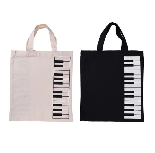 BSCI Certified Factory customized Cotton linen music score bag musical bags