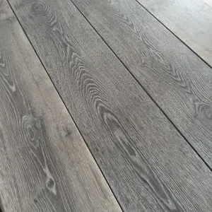 CE zertifiziert rustikalen stil geölt und smoked oak engineered parkett & holz parkett böden breite planke