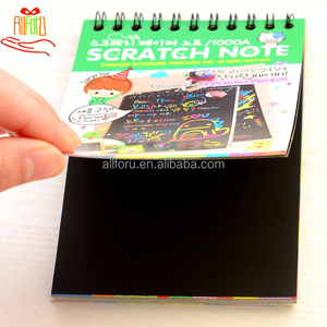 Carnet de <span class=keywords><strong>dessin</strong></span> magique, cadeau original, carnet d'école, carnet à gratter DIY - Product Image 3