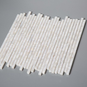 เพิร์ลออกแบบใหม่ Shell Mosaic Mother <span class=keywords><strong>of</strong></span> Pearl Strip กระเบื้อง - Product Image 2