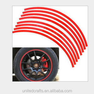 <span class=keywords><strong>Bande</strong></span> adhésive réfléchissante pour jantes de <span class=keywords><strong>roue</strong></span>, 16 bandes, pour vélo, <span class=keywords><strong>moto</strong></span>, voiture - Product Image 2