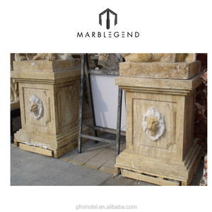 Marmo Pietra Giardino Balcone romano pilastro quadrato di disegno - Product Image 4