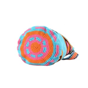Personalizzato Popolare di Modo Colorato Piccolo Handmade Wayuu Mochila Borsa Delle Donne Crochet di Un Sacchetto di Spalla - Product Image 4