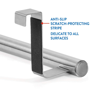Strofinaccio da tè in acciaio inox gancio <span class=keywords><strong>per</strong></span> cucina bagno armadio soggiorno ufficio-sopra la porta porta dell'armadio <span class=keywords><strong>per</strong></span> attrezzi di abbigliamento - Product Image 6