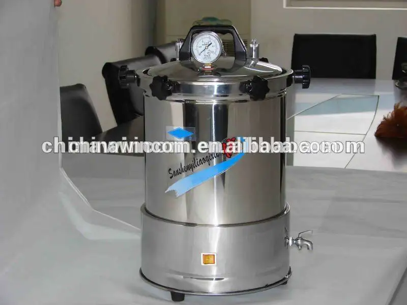 18l alta pressão autoclave china, esterilizador portátil para laboratório, médica