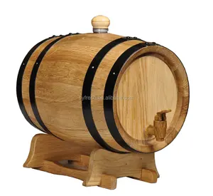 American White Oak Wood Antique Style Barrel For Wine