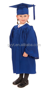 Traje de graduación <span class=keywords><strong>infantil</strong></span> de tela mate <span class=keywords><strong>Gorro</strong></span> y vestido de Graduación - Product Image 3