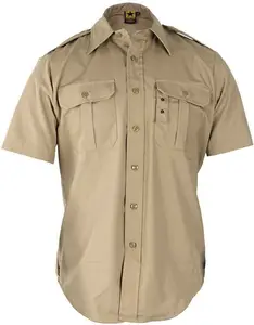 Дешевая рубашка безопасности, форма Quik-Dry, индивидуальная охранная одежда, рубашки
