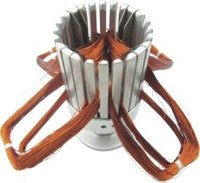 Nouvelle machine CNC HF pour le bobinage automatique de stators de ventilateurs de table, fabrication semi-automatique de bobines, bobinage de fils de moteurs électriques, 8 têtes, 3000 tr/min