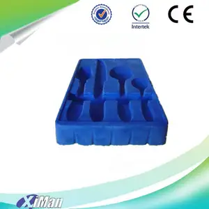 Cina prezzo di fabbrica PS thermoformed floccato vassoio di plastica