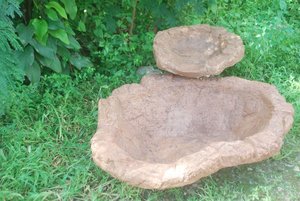 KNT Wholesale FRP Garden Ornaments Attractive Stone Look Real Looking Hand Molded Unbreakable Fiberglass <b>Pond</b> Water Lotus Grey - Product Image 4