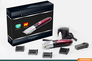 2017 Potente <span class=keywords><strong>Cortadora</strong></span> <span class=keywords><strong>de</strong></span> <span class=keywords><strong>Cabello</strong></span> Recargable Con Batería NI-MH Profesional Máquina <span class=keywords><strong>de</strong></span> Corte <span class=keywords><strong>de</strong></span> Pelo Rojo - Product Image 3