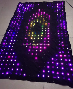 2019 esterno panno ignifugo per interni P10 ha condotto la <span class=keywords><strong>tenda</strong></span> Video per lo sfondo del palcoscenico luce del panno RGB - Product Image 4