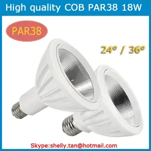Yüksek güç koçanı PAR38 led ışık, E27 led PAR38 18W, ucuz fiyat PAR38 led spot.