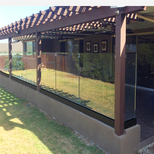 <span class=keywords><strong>Escalier</strong></span> extérieur moderne sans cadre en plexiglas, balcon, <span class=keywords><strong>balustrade</strong></span> en aluminium - Product Image 3