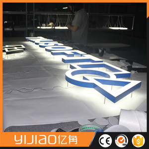 doble luminoso luz <span class=keywords><strong>led</strong></span> <span class=keywords><strong>rotulo</strong></span> logo <span class=keywords><strong>corporeo</strong></span> para tienda de moda de publicidad en locales comerciales - Product Image 1
