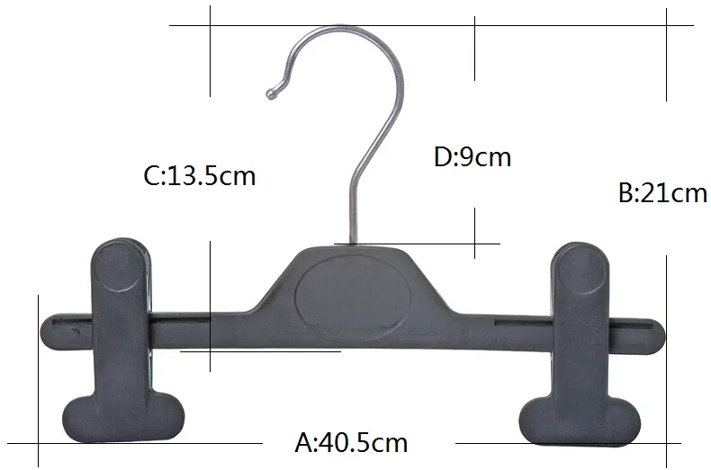 High quality bottom hanger sets clips display baby clothes hanger men women factory for pants clothes store
