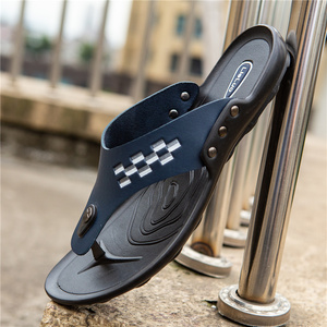 Zapatillas de cuero para hombre, nuevo estilo, chanclas - Product Image 3
