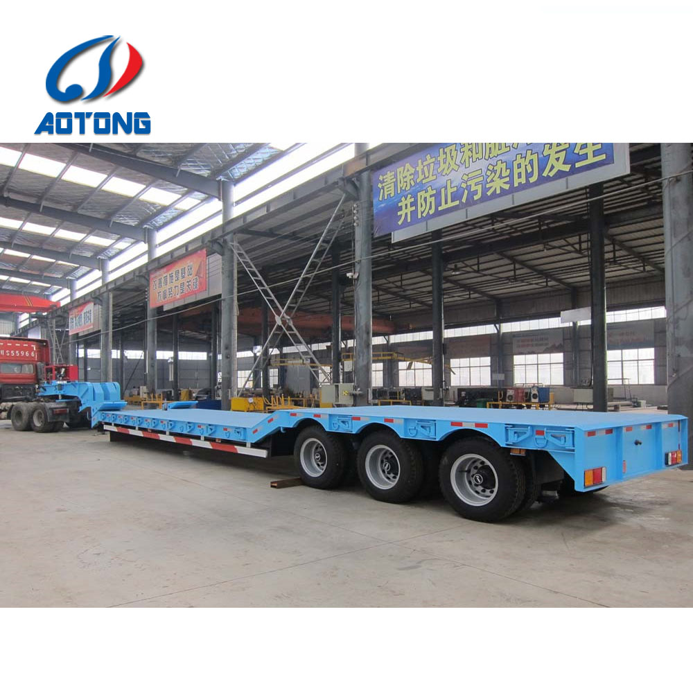 Высококачественный военный трейлер lowboy с сертификатом ISO, с осью для сельскохозяйственных прицепов