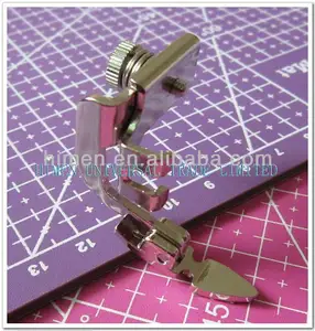 jahit rumah tangga bagian mesin presser foot HM-706L ( 161127 ) / adjustable zipper cording kaki , shank rendah 