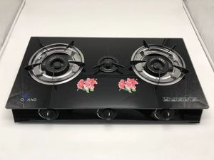ขายดีที่สุดโต๊ะคุณภาพ3 Burner กระจกเตาแก๊ส (BW3209) - Product Image 2