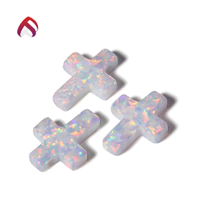 Venta superior Cruz Azul Rosa sintético ópalo <span class=keywords><strong>welo</strong></span> granel 5x7mm - Product Image 2