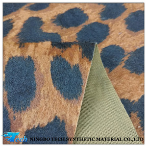 De clase alta de imitación Pu casa pelo flocado parte superior del zapato de cuero Material - Product Image 3