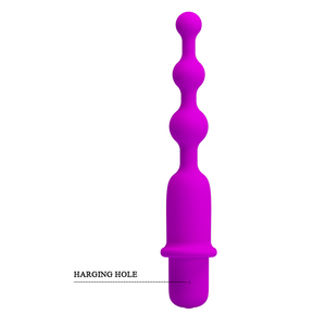 Mainan Seks Dewasa <span class=keywords><strong>Vibrator</strong></span> Anal Silikon Vagina Butt Plug Manik-Manik Anal Mainan Seks <span class=keywords><strong>Vibrator</strong></span> Peluru untuk Wanita Ungu - Product Image 5