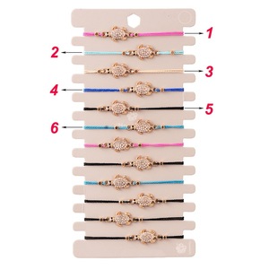 12 Pz/set Delle Donne Placcato Oro Del Rhinestone Sea Turtle Fascino Zircone Sveglio Del Braccialetto New <span class=keywords><strong>con</strong></span> il Regalo - Product Image 4