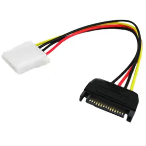 15 Pin SATA Male to 4 Pin Power Cable Connector for Computer Laptop IDE Cable