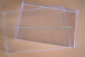 Cajas en pvc,PVC cristal,Cajas en cartulina dorada o plateada tapa.Caja de plástico transparente sin armar.Cajas en pvc - Product Image 1